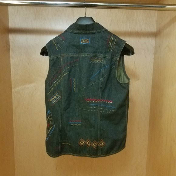 Chico's Denim Vest L - Picture 3 of 3